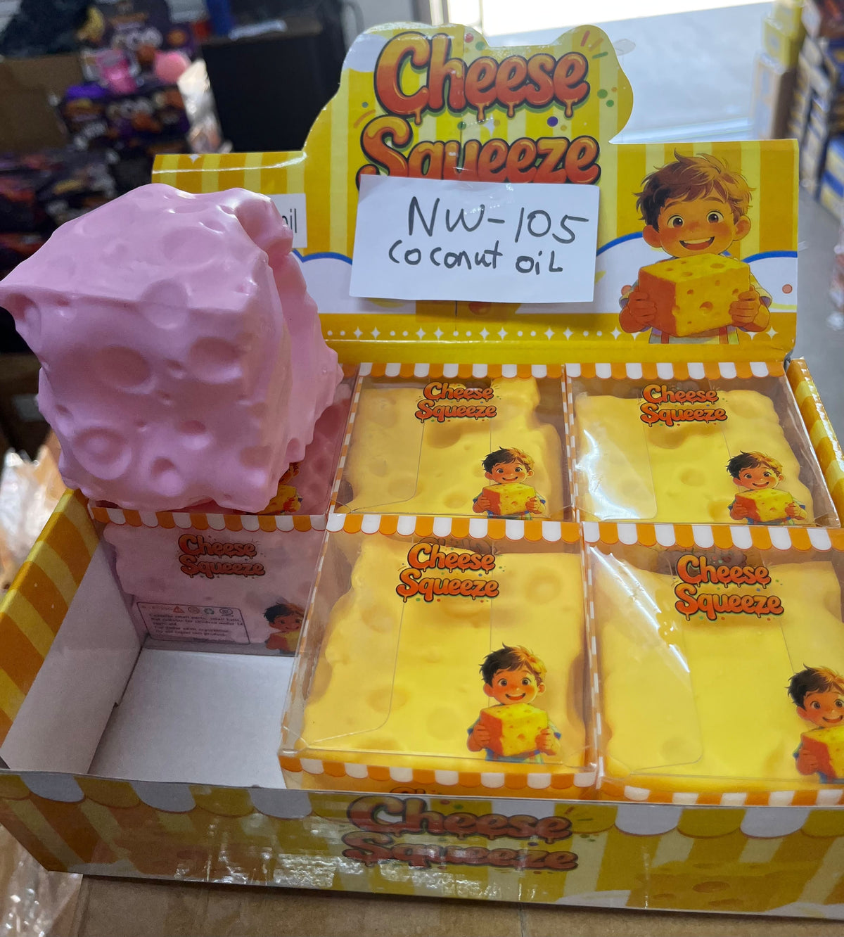 Cheese Squeeze Coconut Oil Squishy