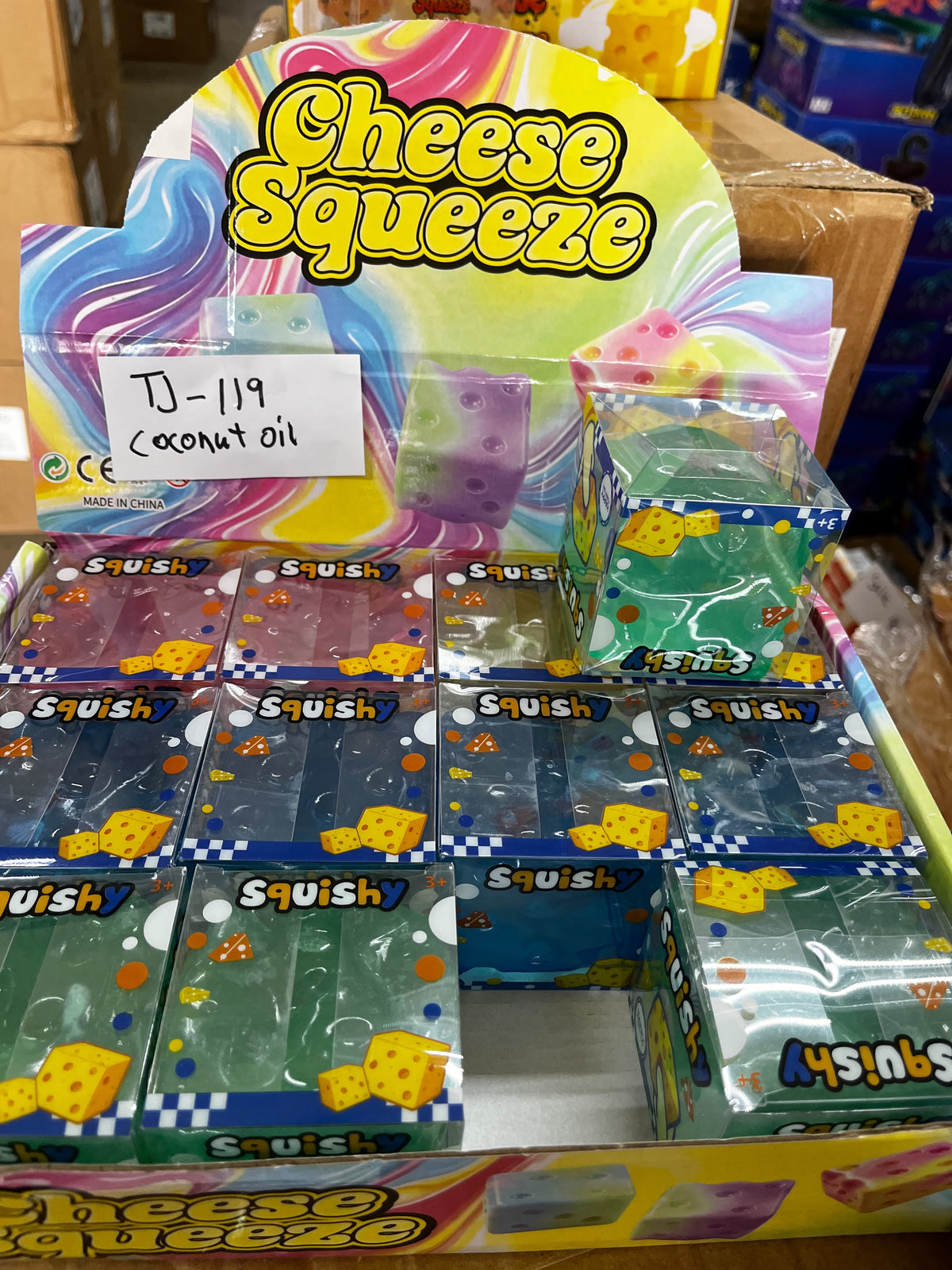 Cheese Squeeze Squishy