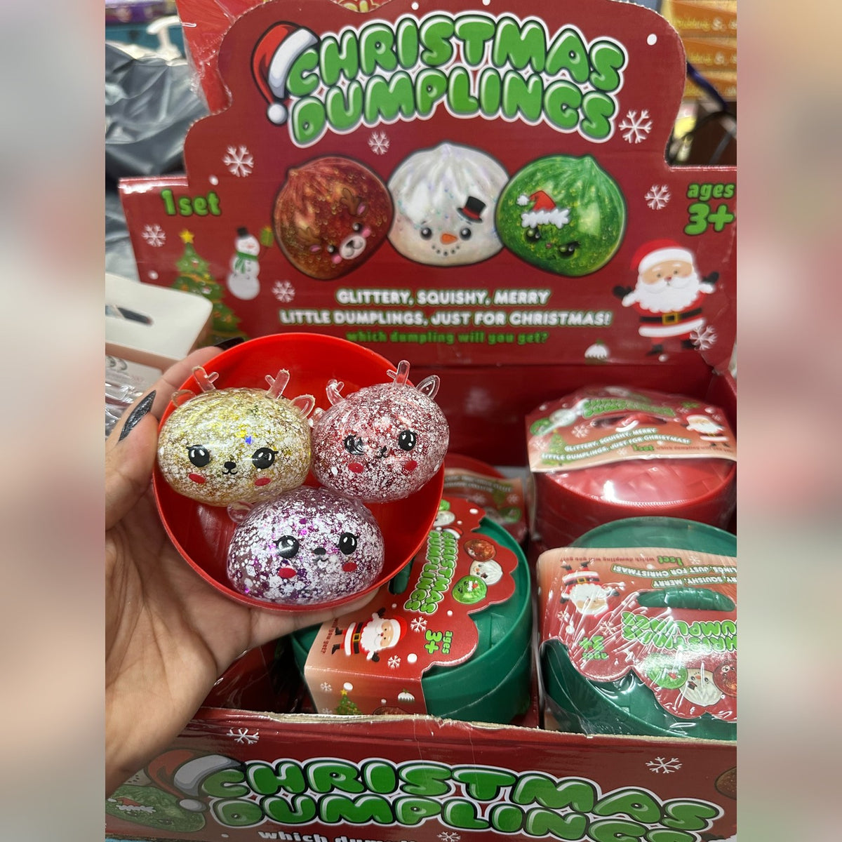 Christmas Dumplings Squishy Set