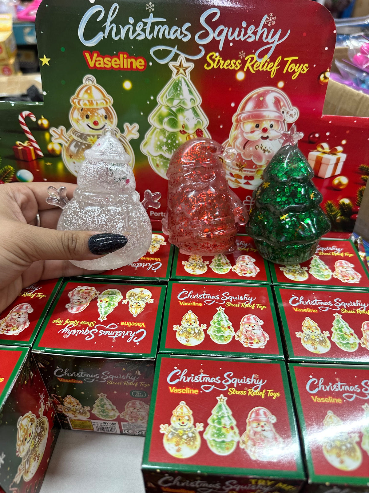 Christmas Glitter Squishy (Vaseline)