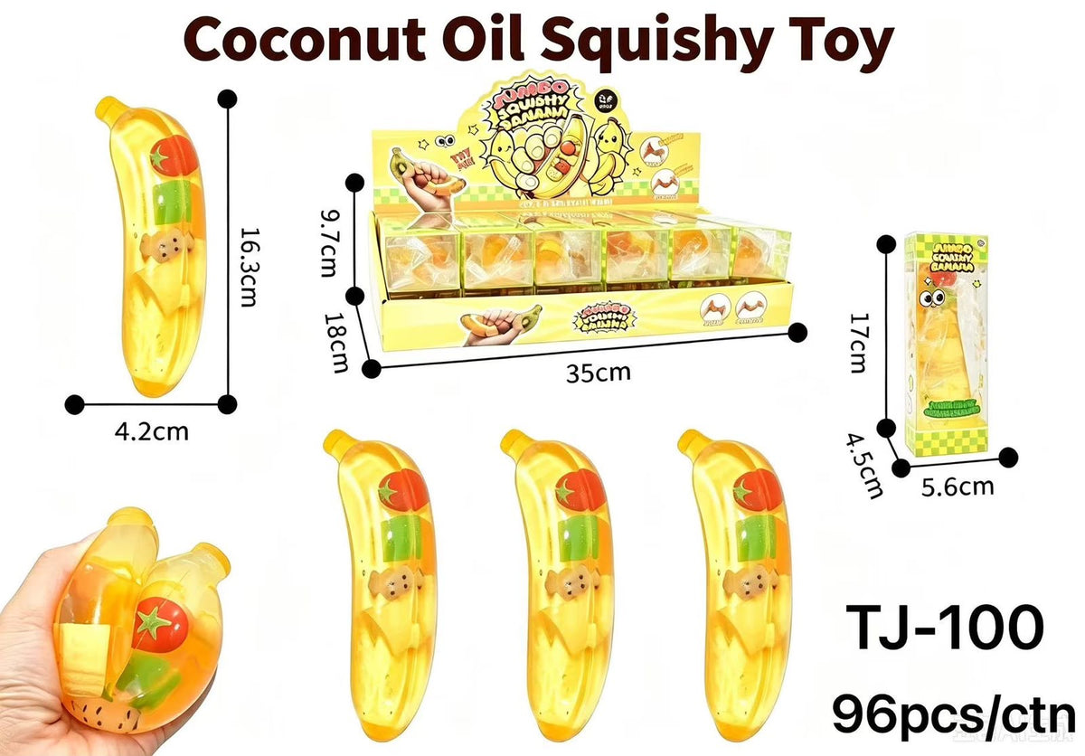 Coconut Oil Banana Squishy