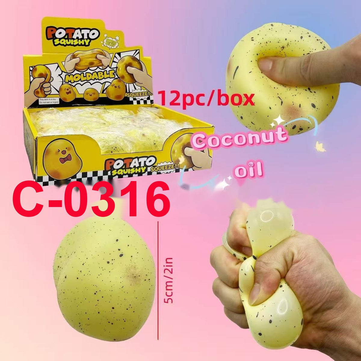 Coconut Oil Potato Squishy