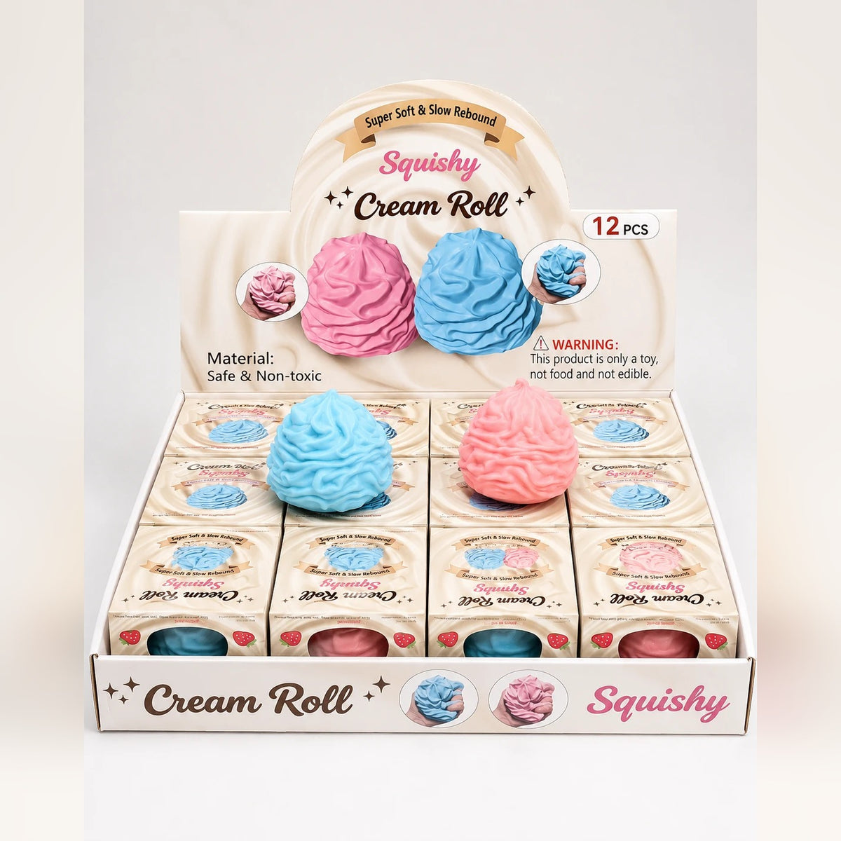 Coconut Oil Squishy Cream Roll