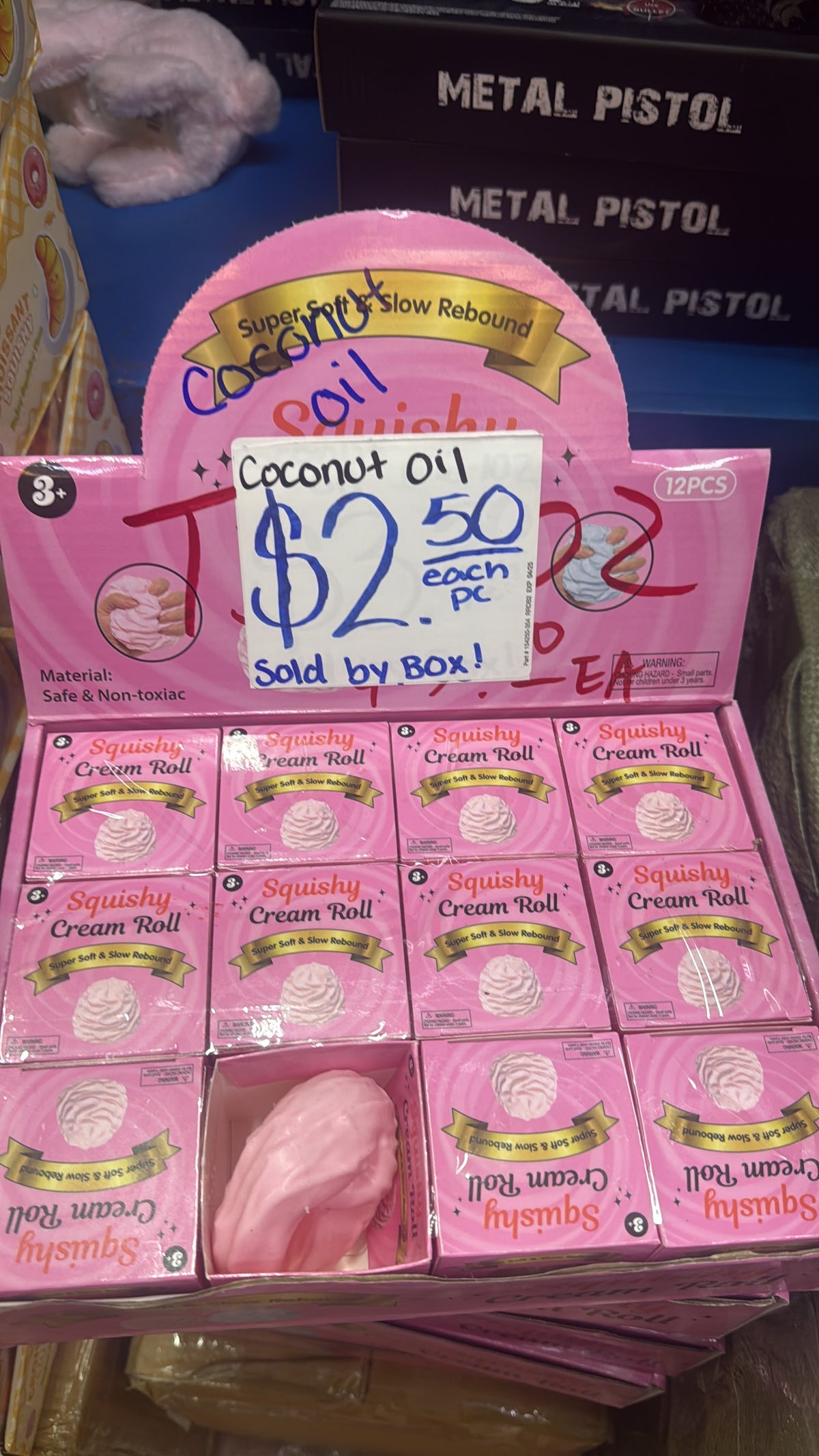 Coconut Oil Squishy Cream Roll