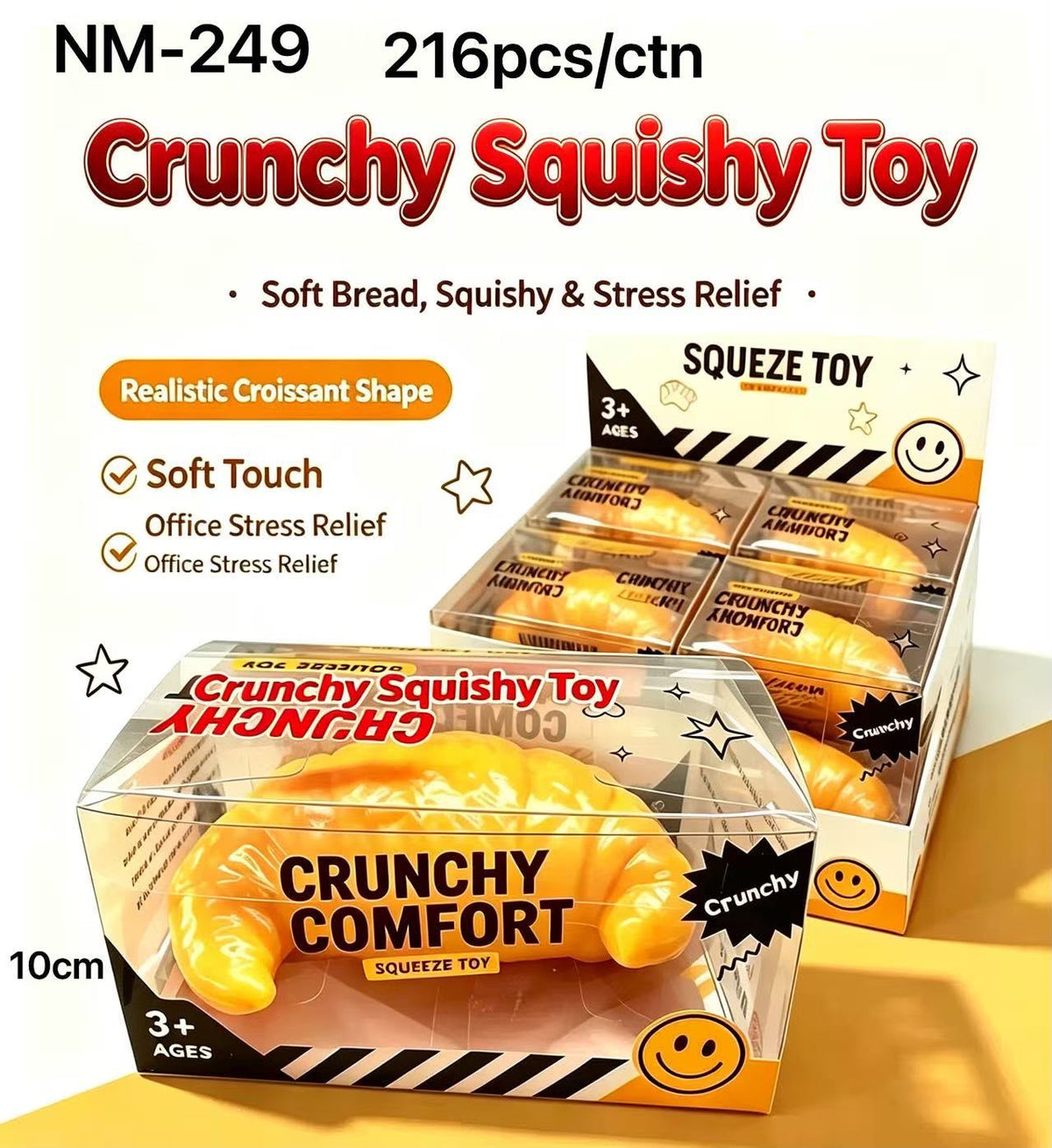 Crunchy Comfort Croissant Squishy