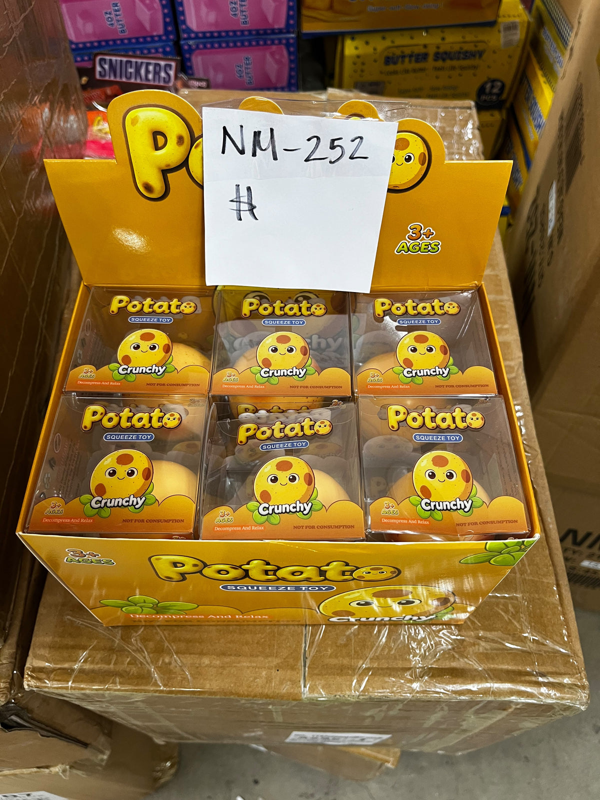 Crunchy Potato Squeeze Toy