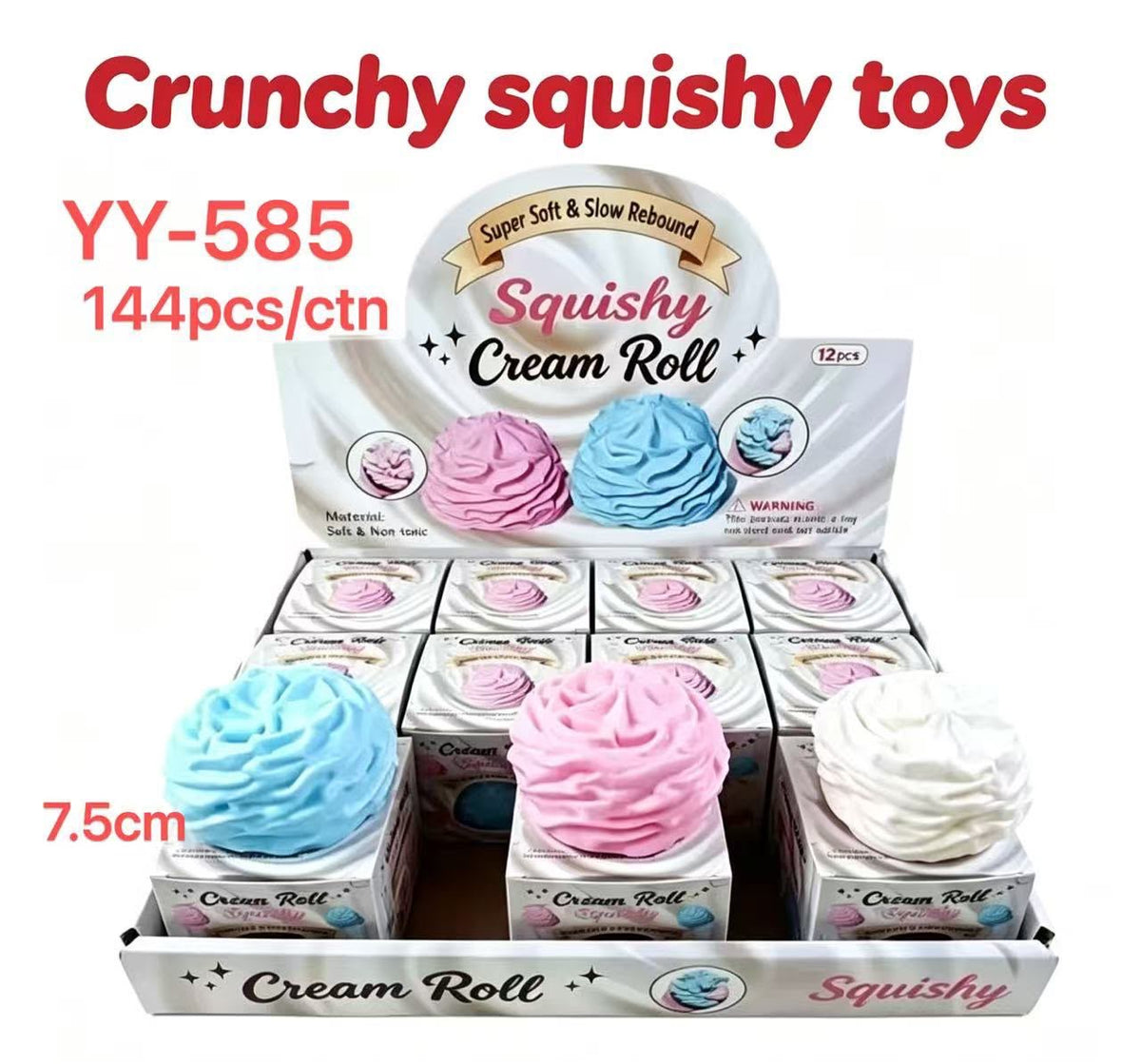 Crunchy Squishy Cream Roll