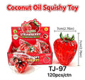 Crystal Strawberry Pinch Toy