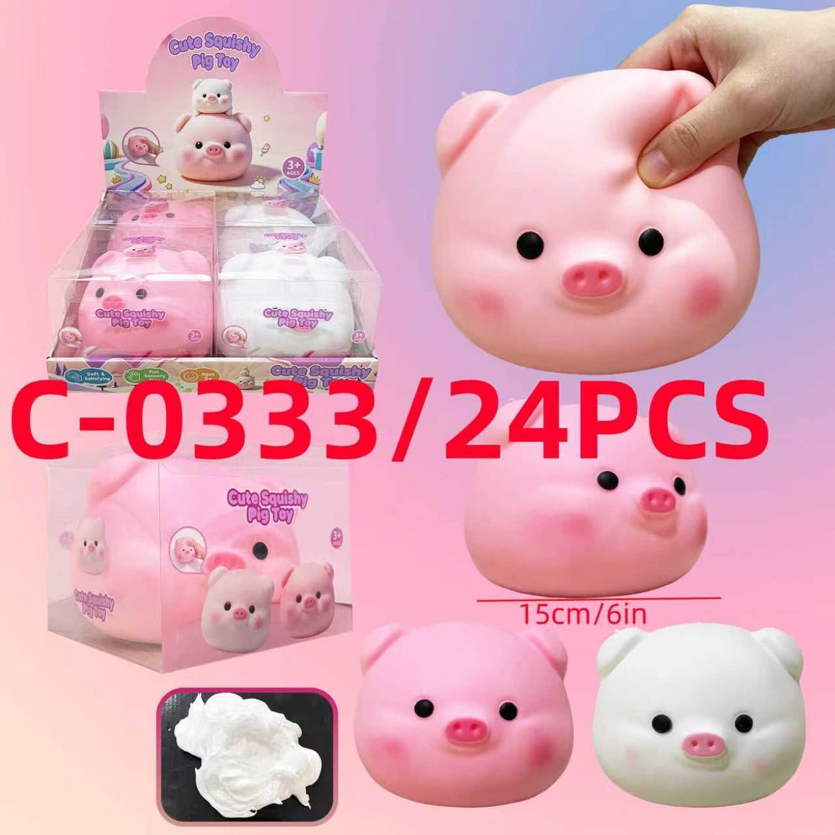 Cute Squishy Pig Toy