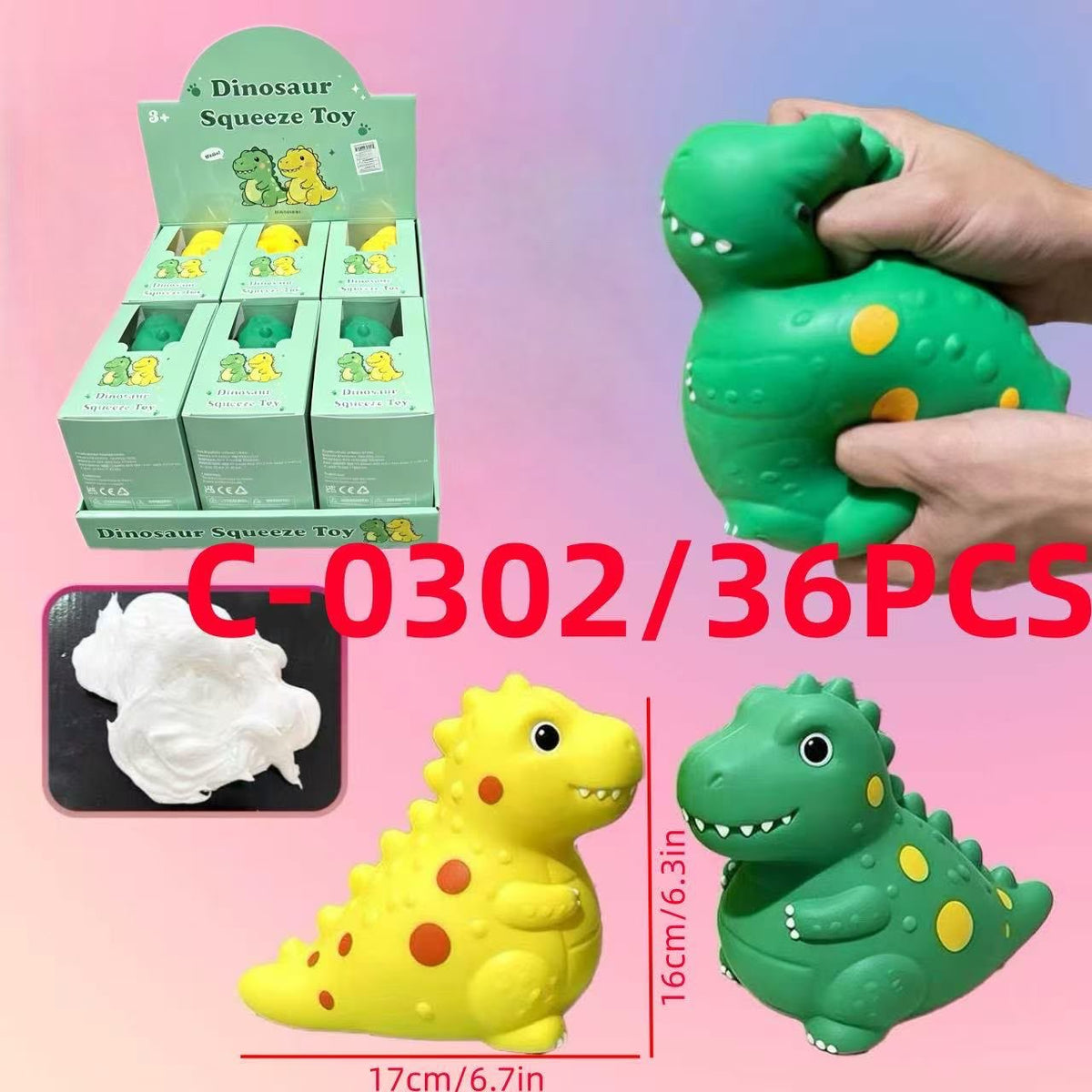 Dinosaur Squeeze Toy