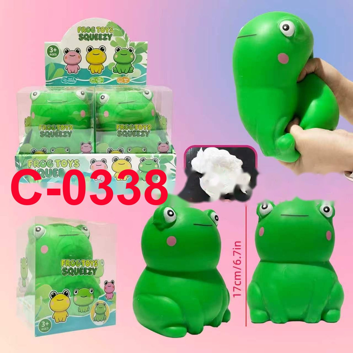 Frog Squeezy Toy