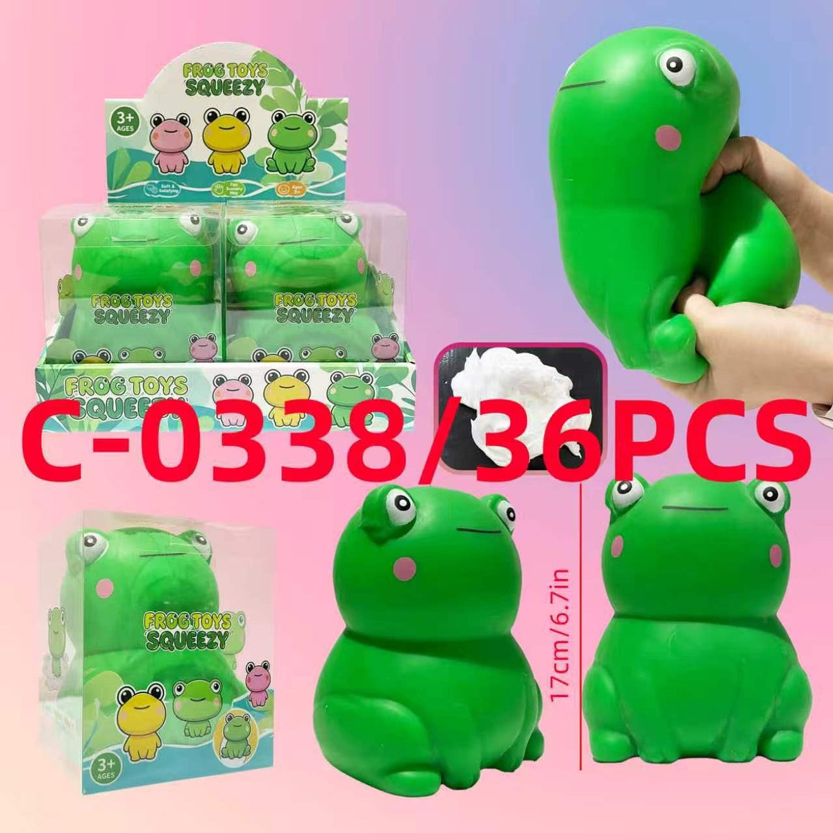 Frog Squeezy Toy