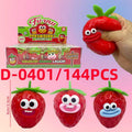 Funny Strawberry Pinch Toy (Red)