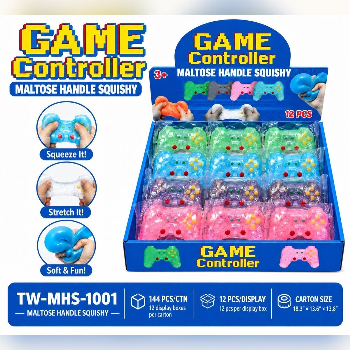 Game Controller Maltose Handle Squishy