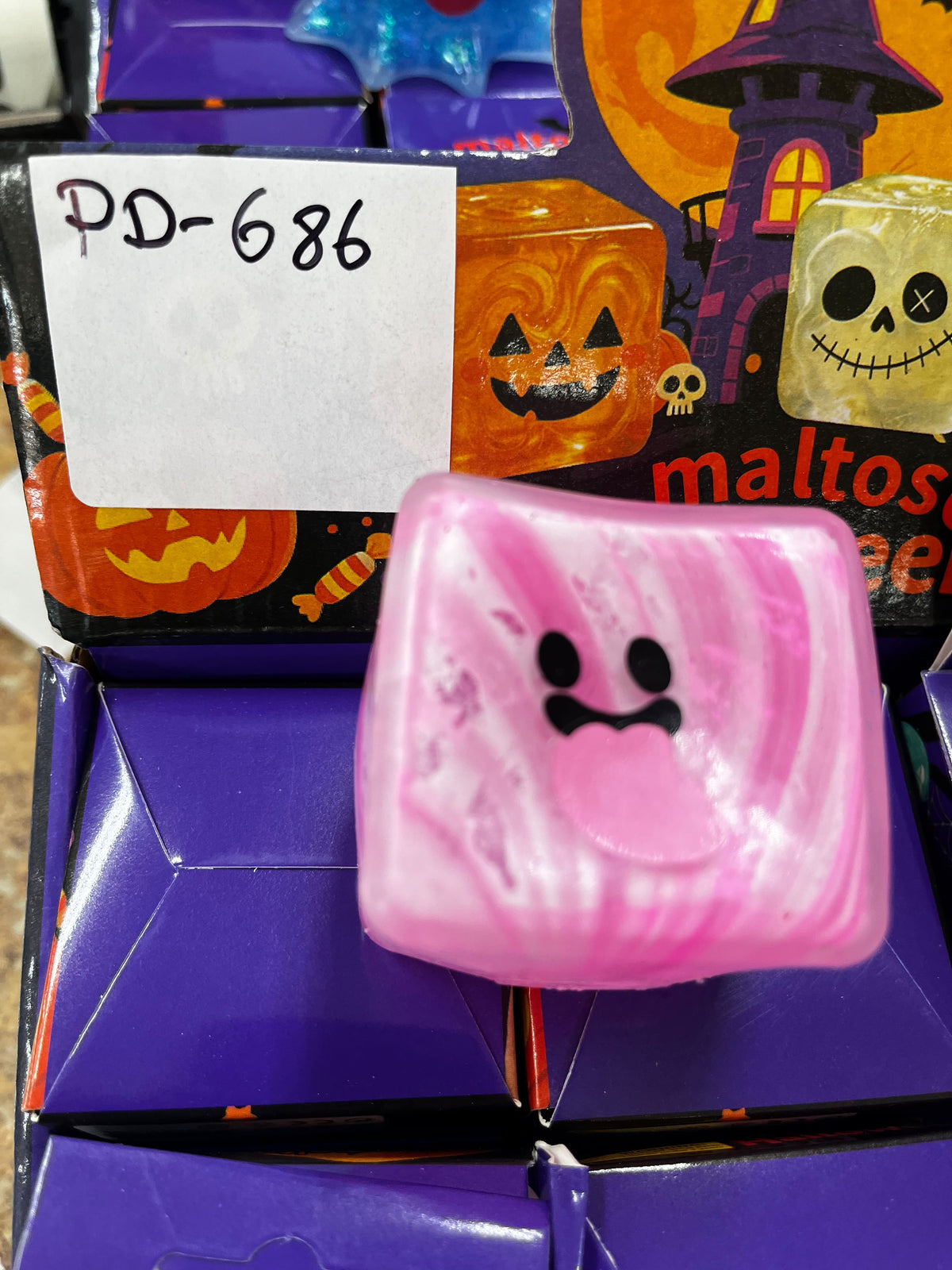 Halloween Maltose Cube Squishy