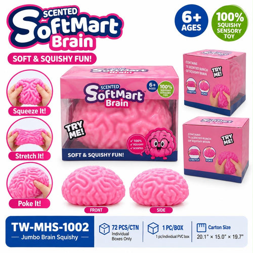 Jumbo Brain Squishy