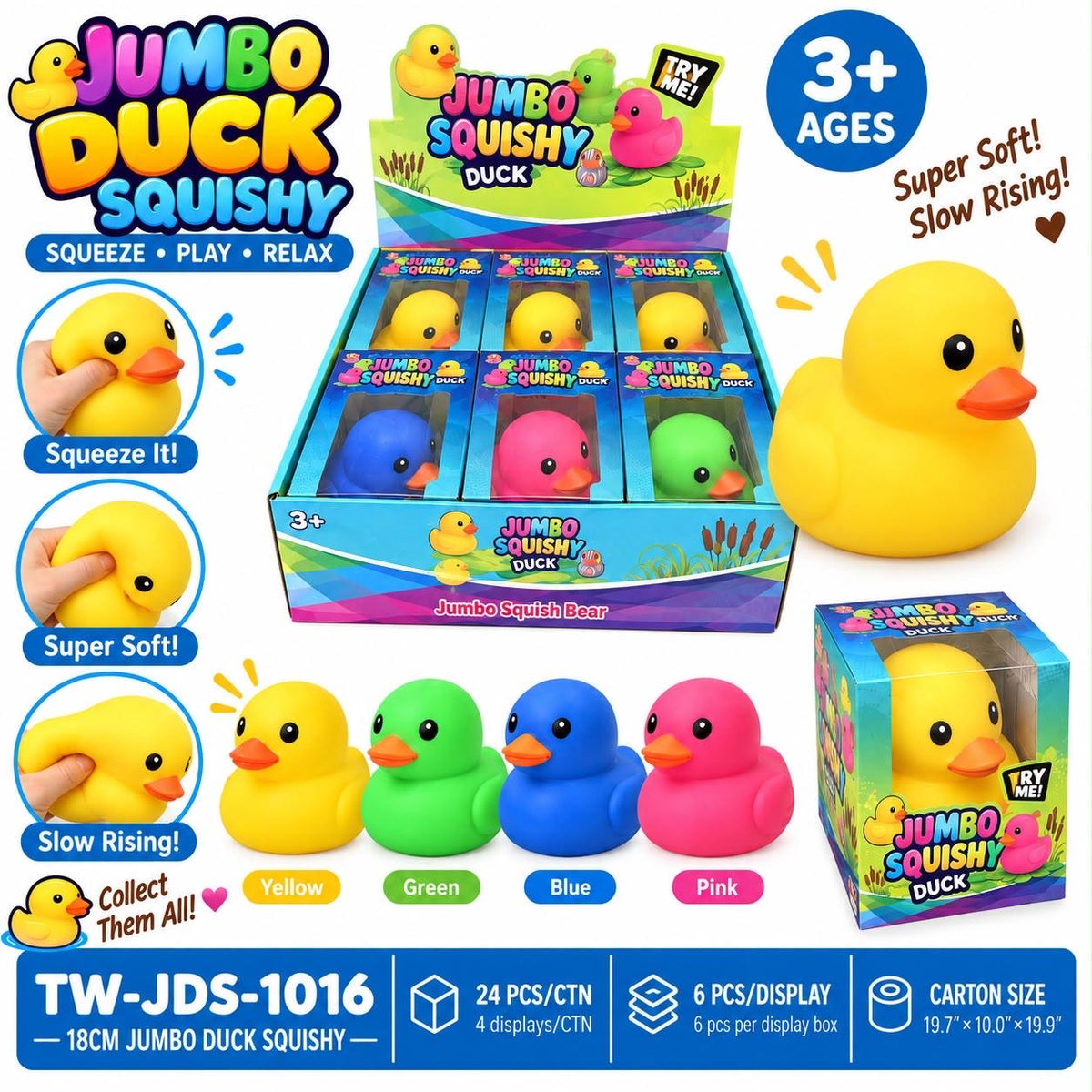 Jumbo Duck Squishy