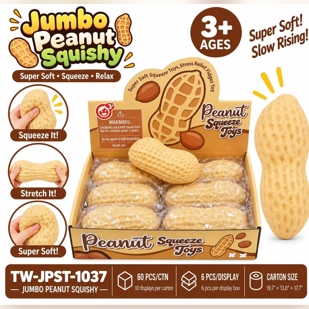 Jumbo Peanut Squishy