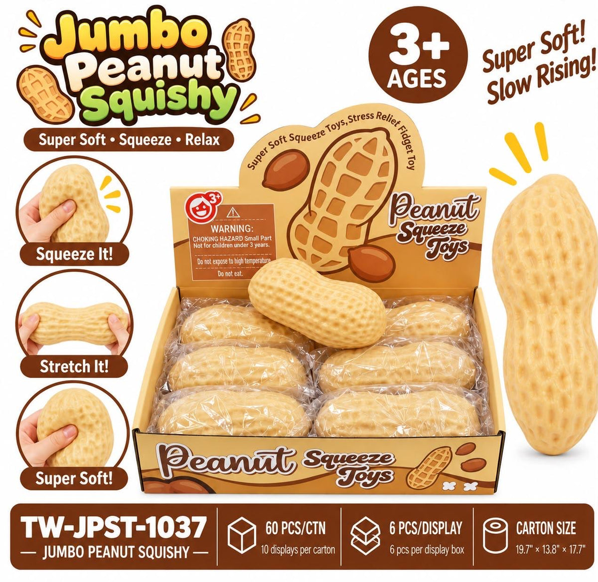 Jumbo Peanut Squishy