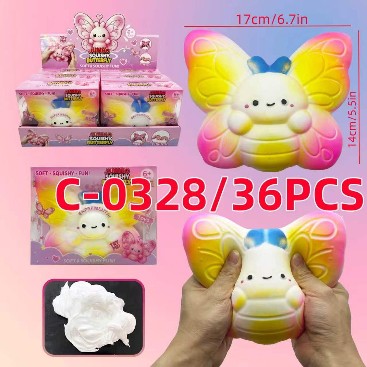 Jumbo Squishy Butterfly