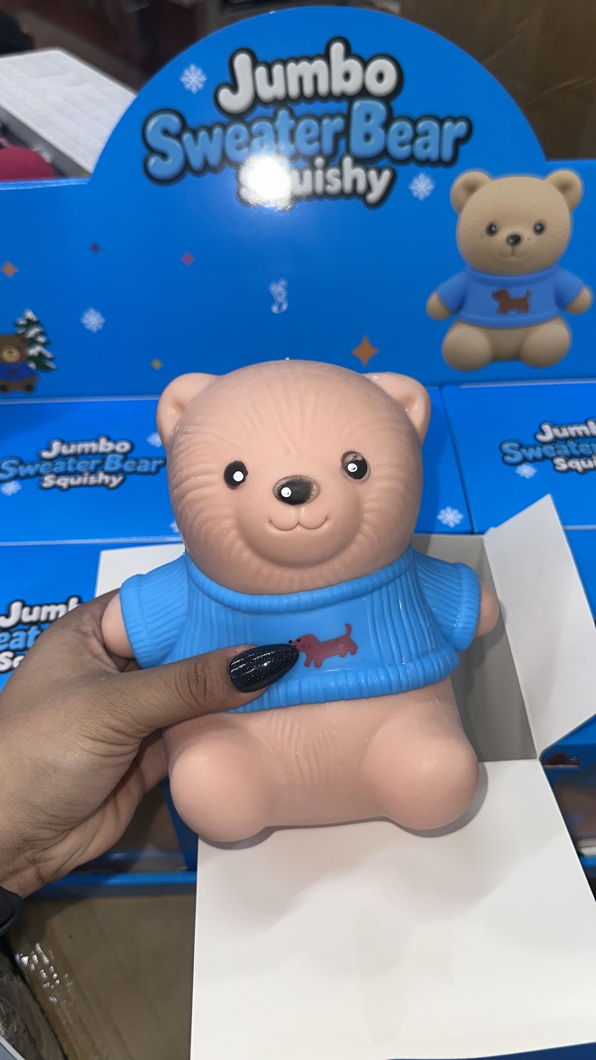 Jumbo Sweater Bear Squishy