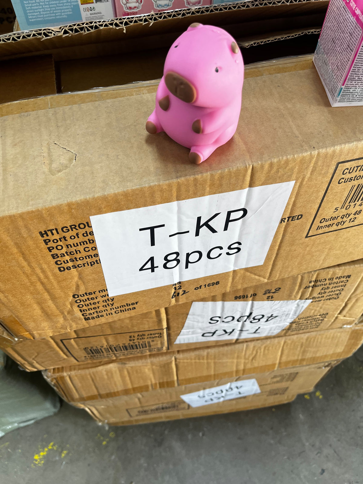 Pink Capybara Squishy