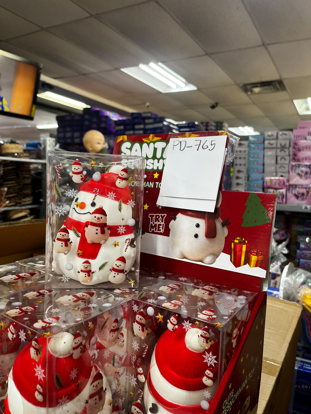 Santa Snowman Squishy