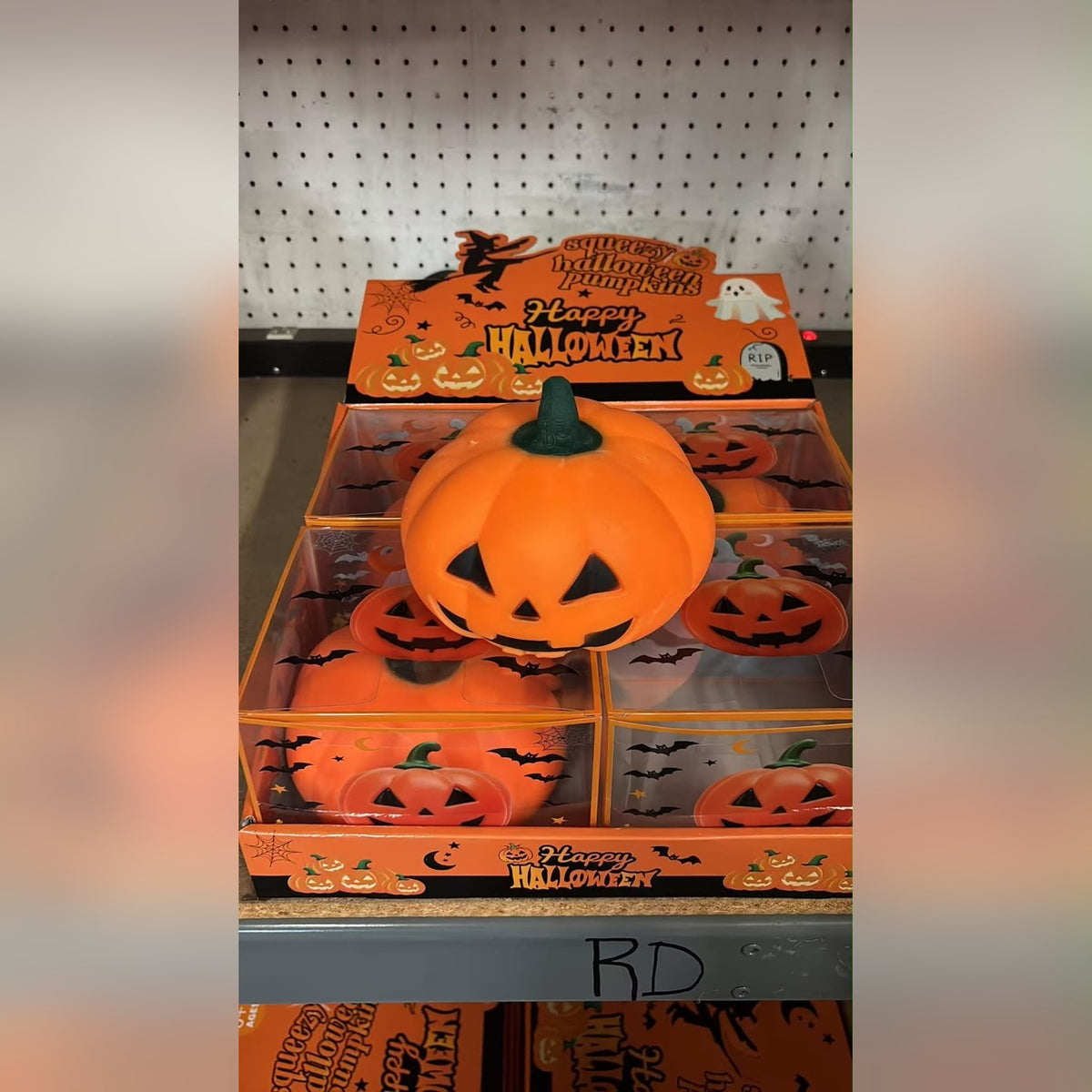 Squeezy Halloween Pumpkin
