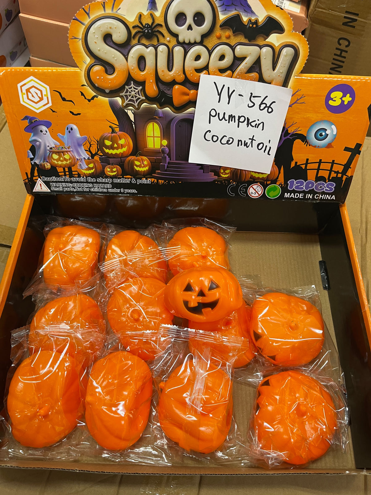 Squeezy Pumpkin Coconut Oil Squishy