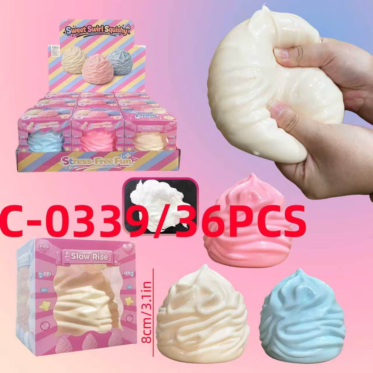 Sweet Swirl Squishy