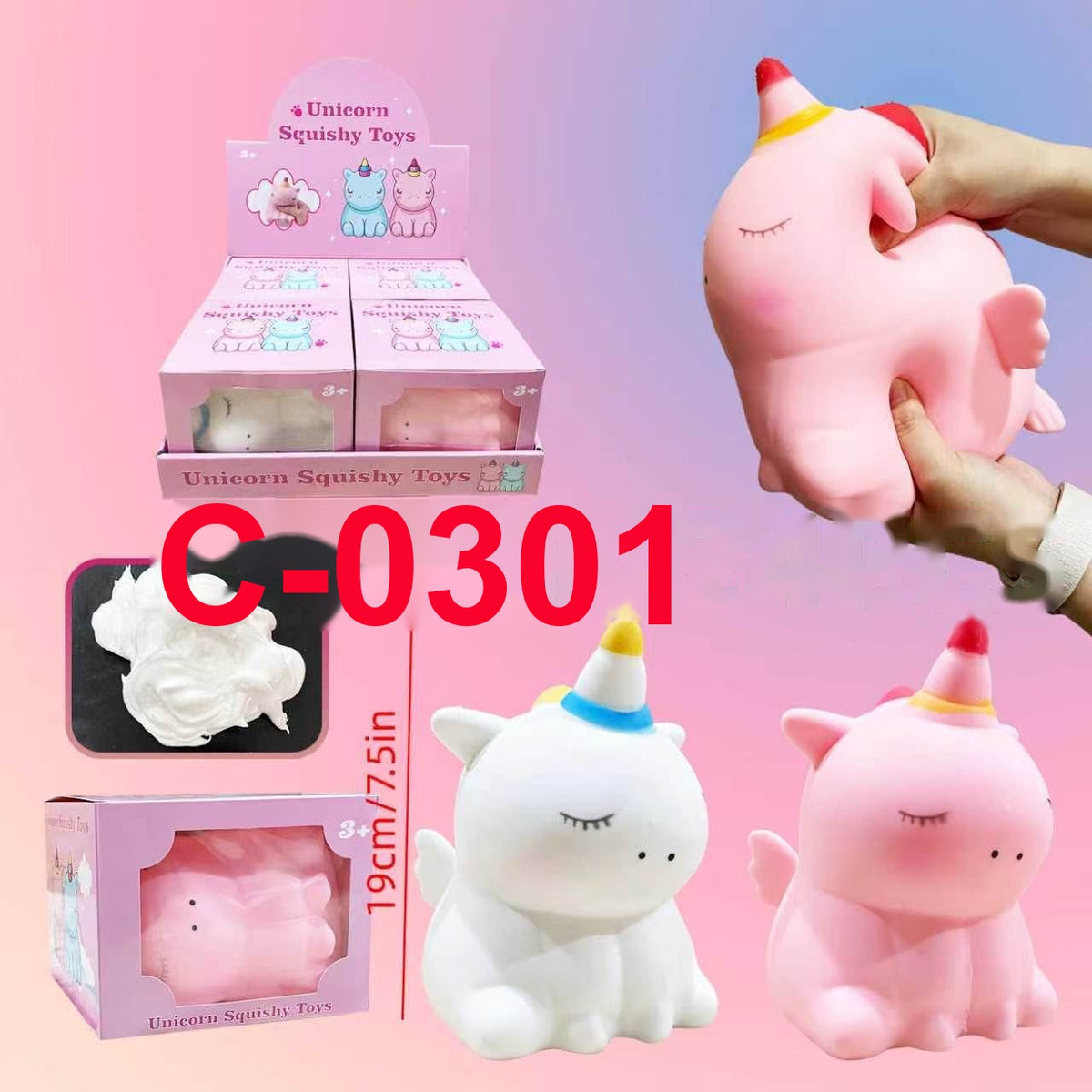 Unicorn Squishy Toy
